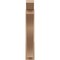 Ekena Millwork 6-in W x 30-in D x 34-in H Funston Slat Rough Cedar Woodgrain TimberThane Outlooker, Primed Tan OUTUR060X30X34FST24RCPR - alternate 6